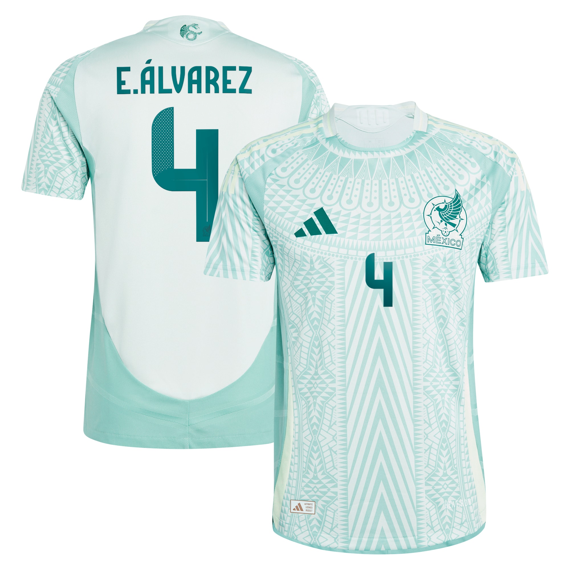 Edson Alvarez Mexico National Team 2024 Away Authentic Player Jersey – Green