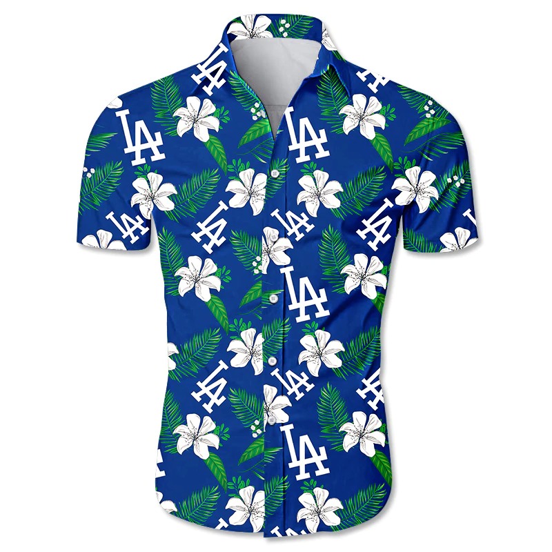 Los Angeles Dodgers Hawaii Shirt Tropical Flower Gift For Fans Ha50006