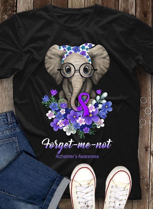 Forget me not Alzheimer’s Awareness 2D T-shirt