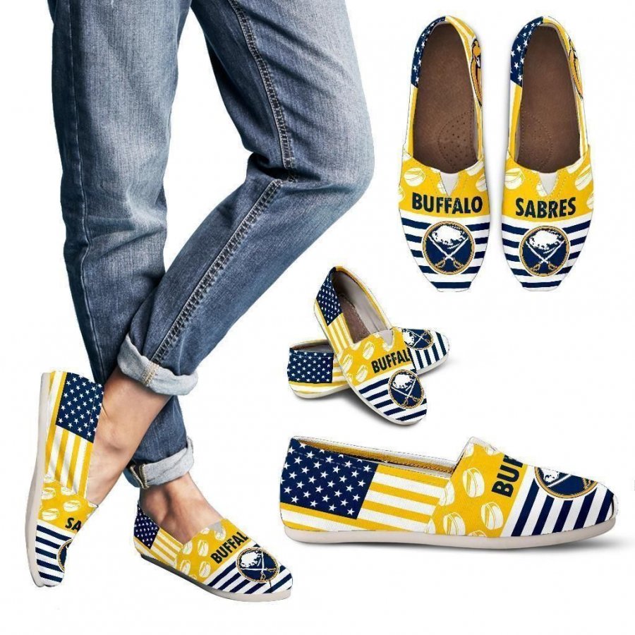 American Flag Buffalo Sabres Casual Shoes #683