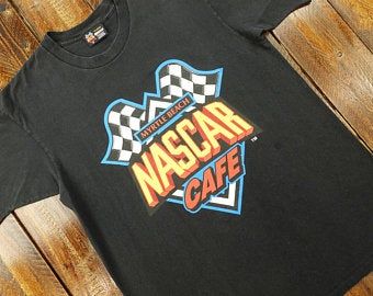 Vintage Nascar Myrtle Beach Cafe Single Stitch T-shirt   D30 1469