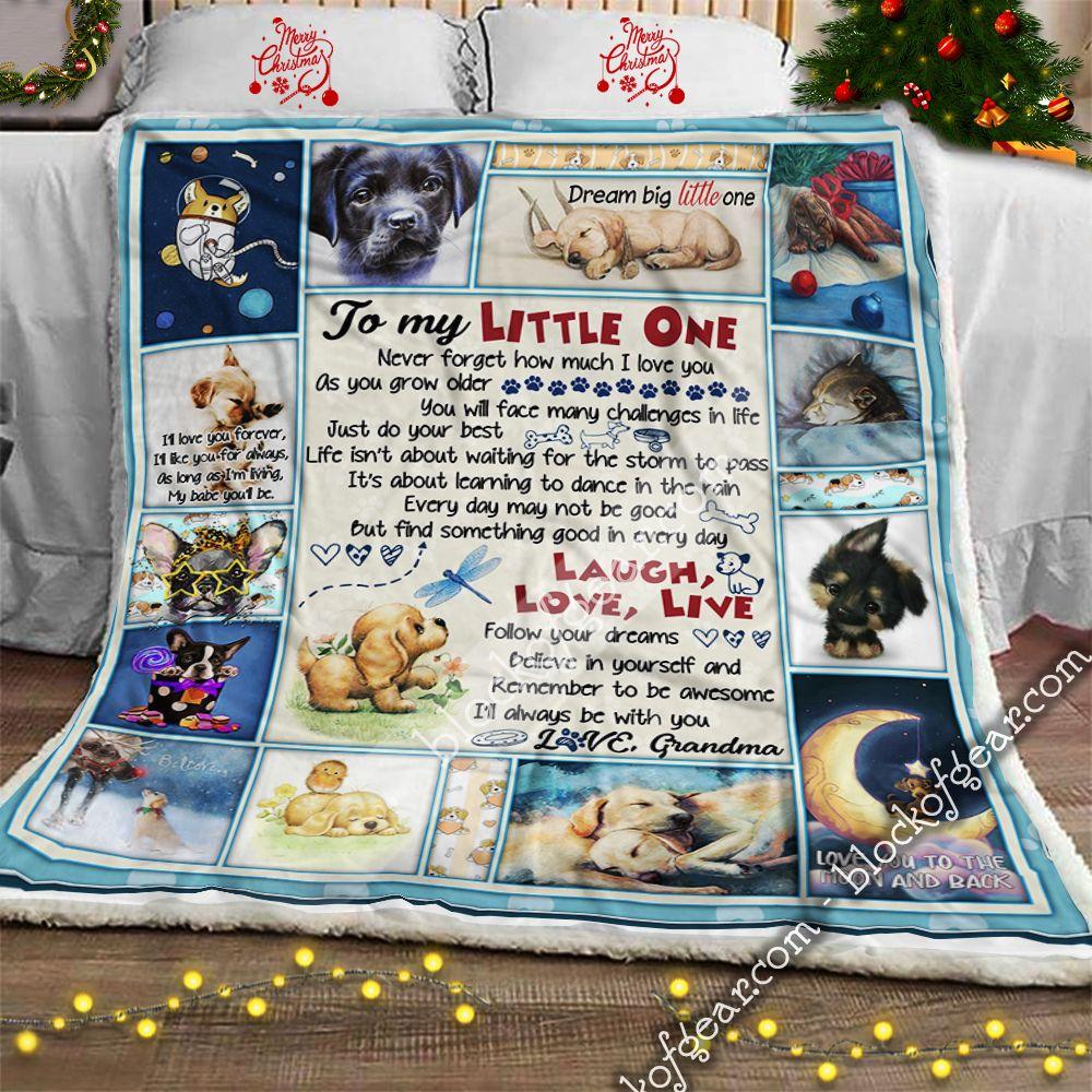 My Lovely Puppy, Love, Grandma Sofa Throw Blanket