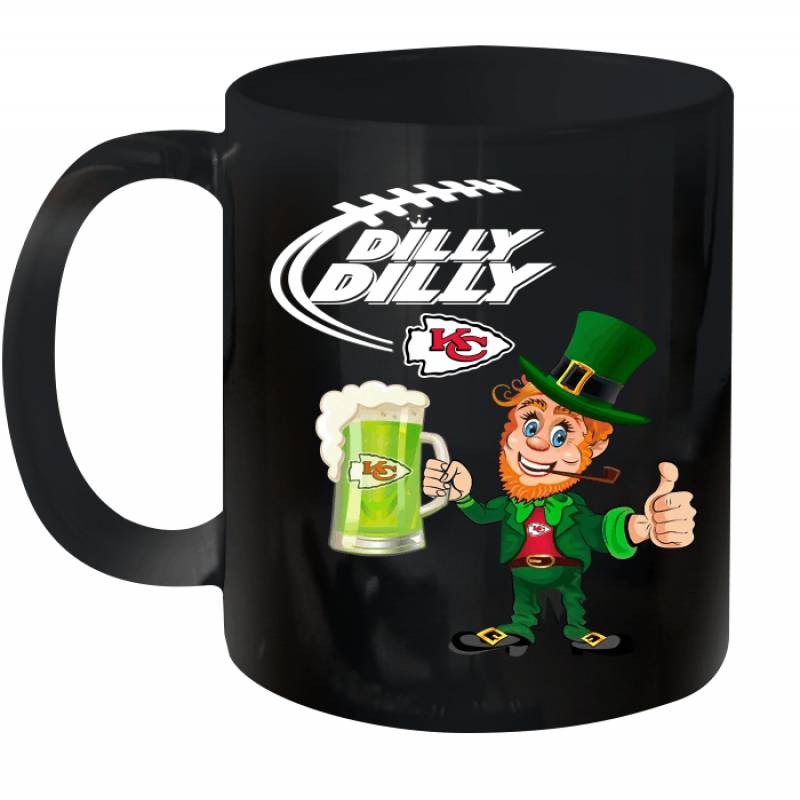 Kansas City Chiefs Dilly Dilly Saint Patrick Day Ceramic Mug 11oz