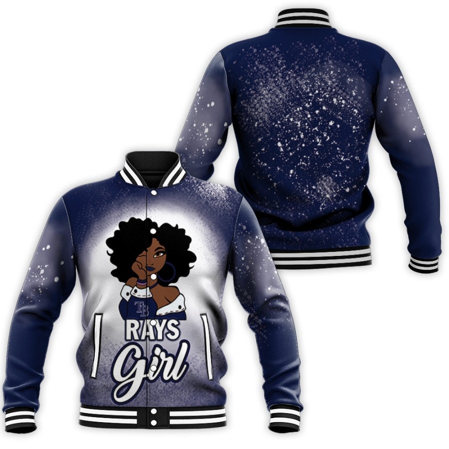 Tampa Bay Rays Girl African Baseball Jacket