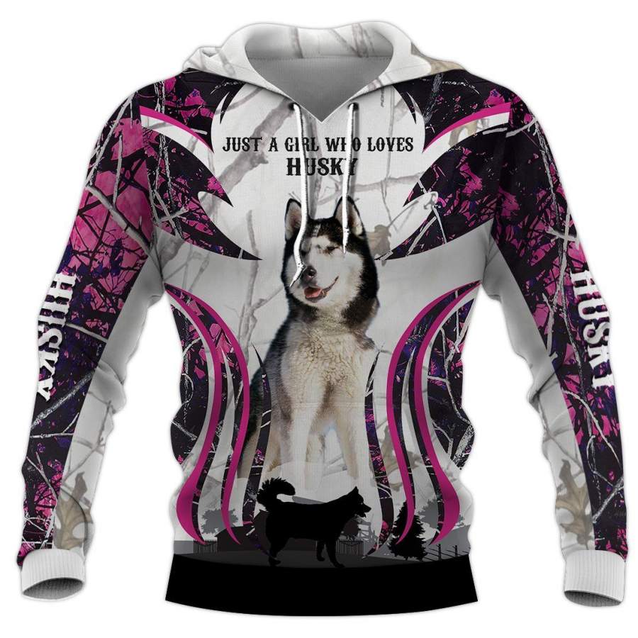 HUSKY DOG 3D Hoodie Full Printing