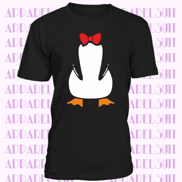 Penguin Suit T-Shirt – Funny t shirt fancy dress joke cute animal bow tie cool