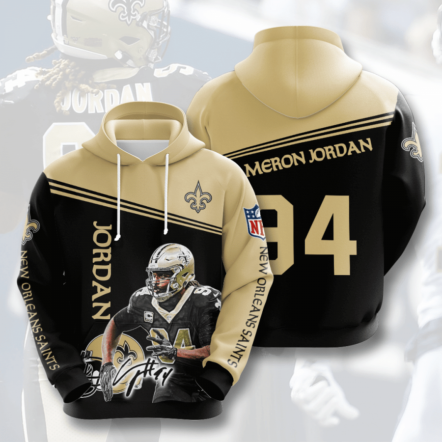 Cameron Jordan New Orleans Saints New Orleans Saints 78 Unisex 3D Hoodie Gift For Fans