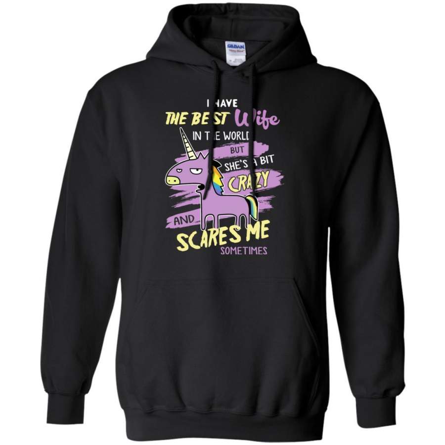 AGR I Have The Best Wife In The World But She’s A Bit Crazy Shirt Hoodie