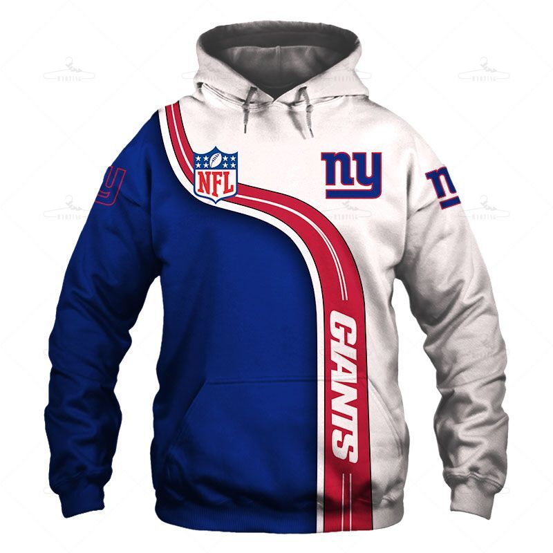 New York Giants Hoodie 3D Cute Sweatshirt Pullover Gift S