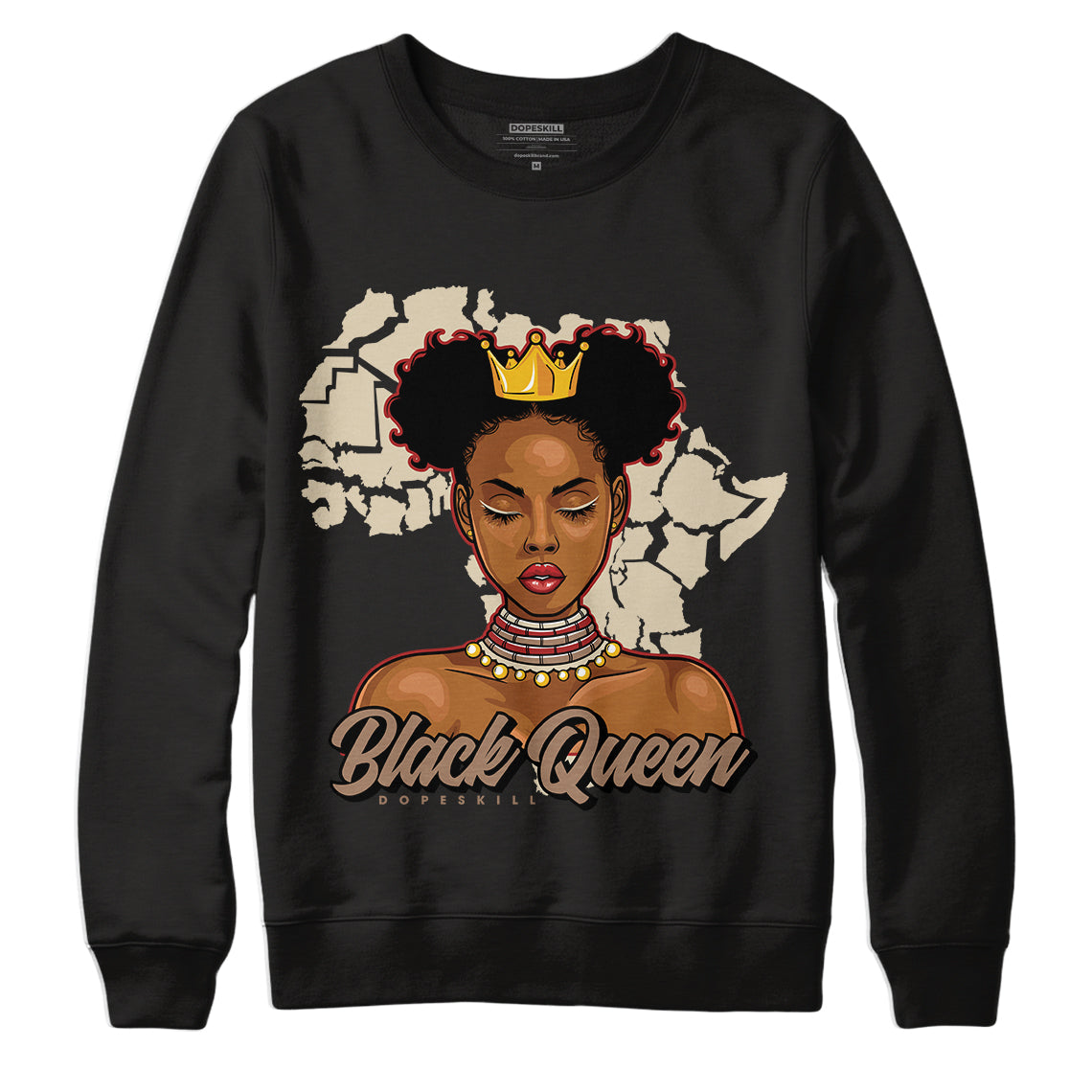 Jordan 8 Rui Hachimura Dopeskill Sweatshirt Black Queen Graphic