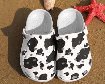 New Cow Fabric Clogs Clog Shoes Clogband Clog Comfortable For Mens And Womens