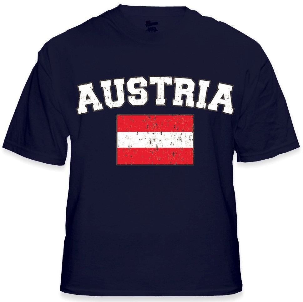 Austria Vintage Flag International Mens T-Shirt