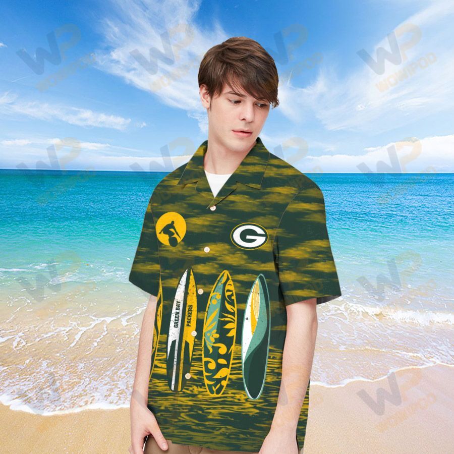 Green Bay Packers Hawaiian Shirt And Shorts 265 L1MTH2287