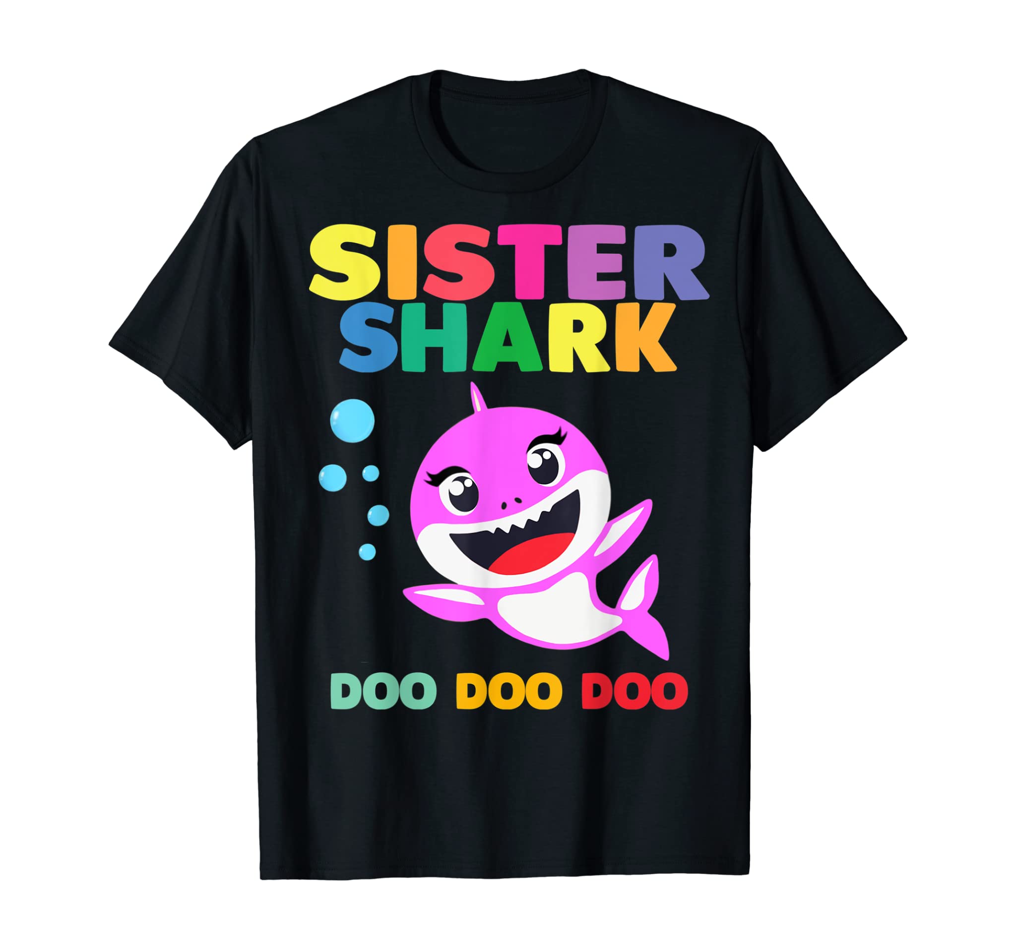 Sister Shark Doo Doo Shirt For Matching Family Pajamas