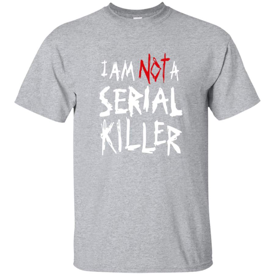 AGR cool graphic design art I’m Not Serial killer Mens Cotton T-Shirt