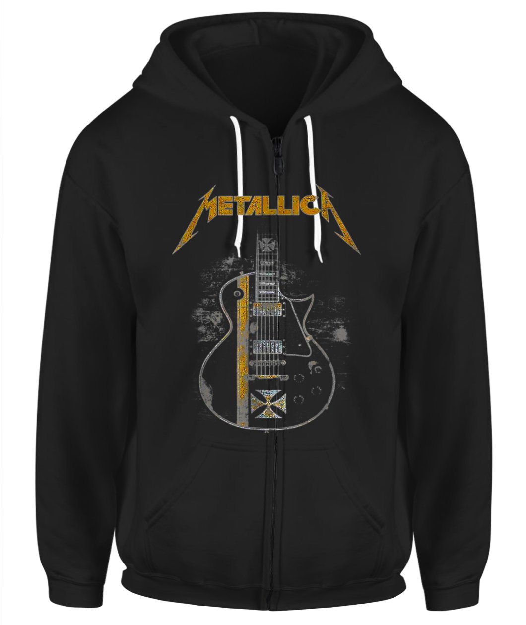 Vintage Metallicas Art Band Music Legend Zip-Up Hoodie For Men Women