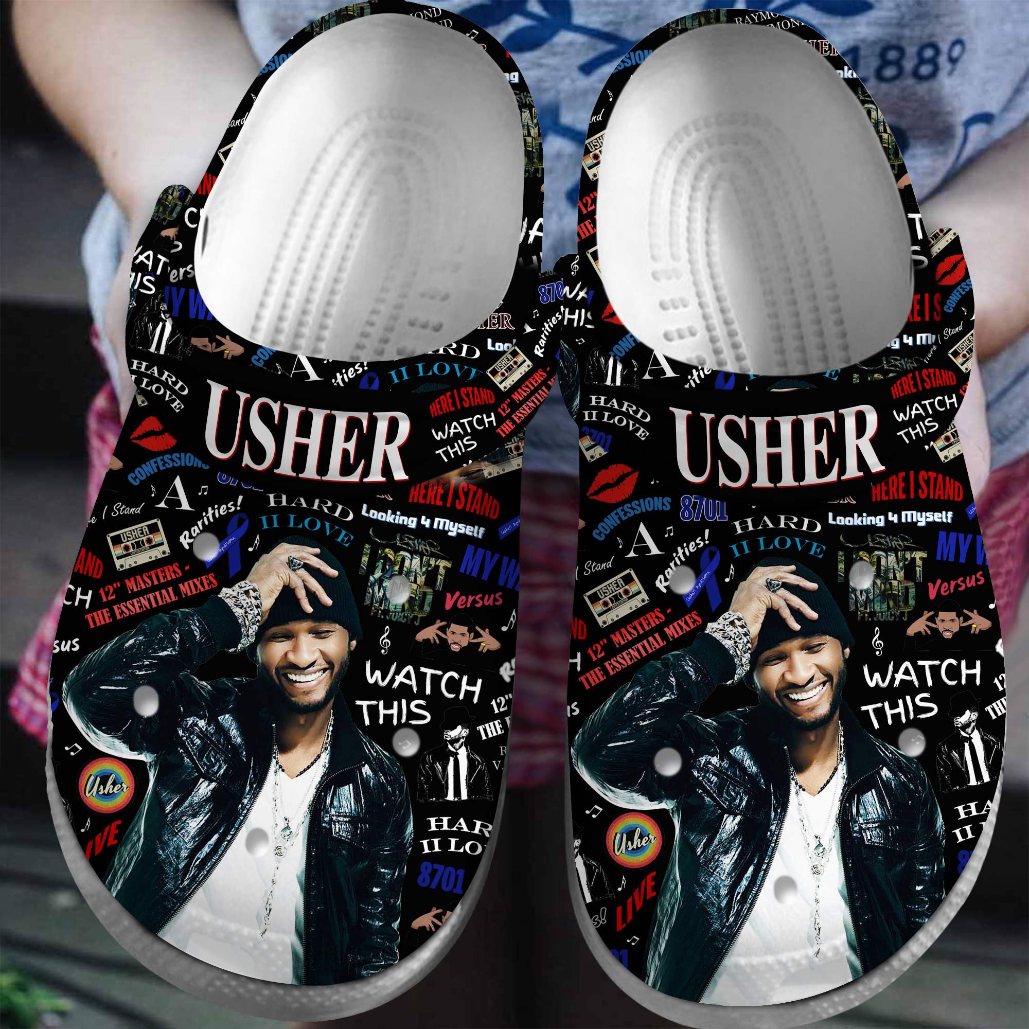 Usher Singer Music Crocss Clogs For Men Women And Kid Wutb5Eig