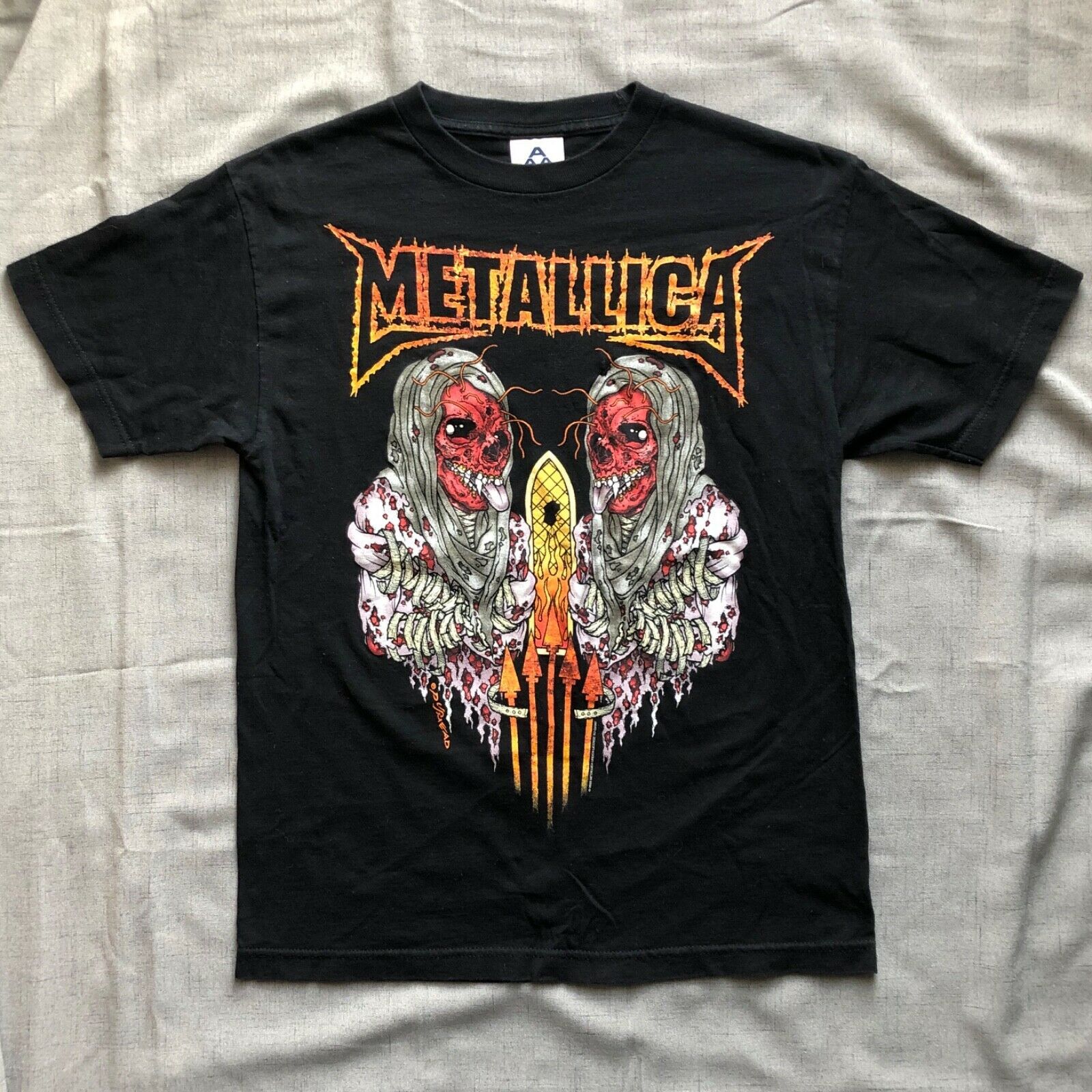 Vintage Tour Metallica Pushead Rock Band Shirt