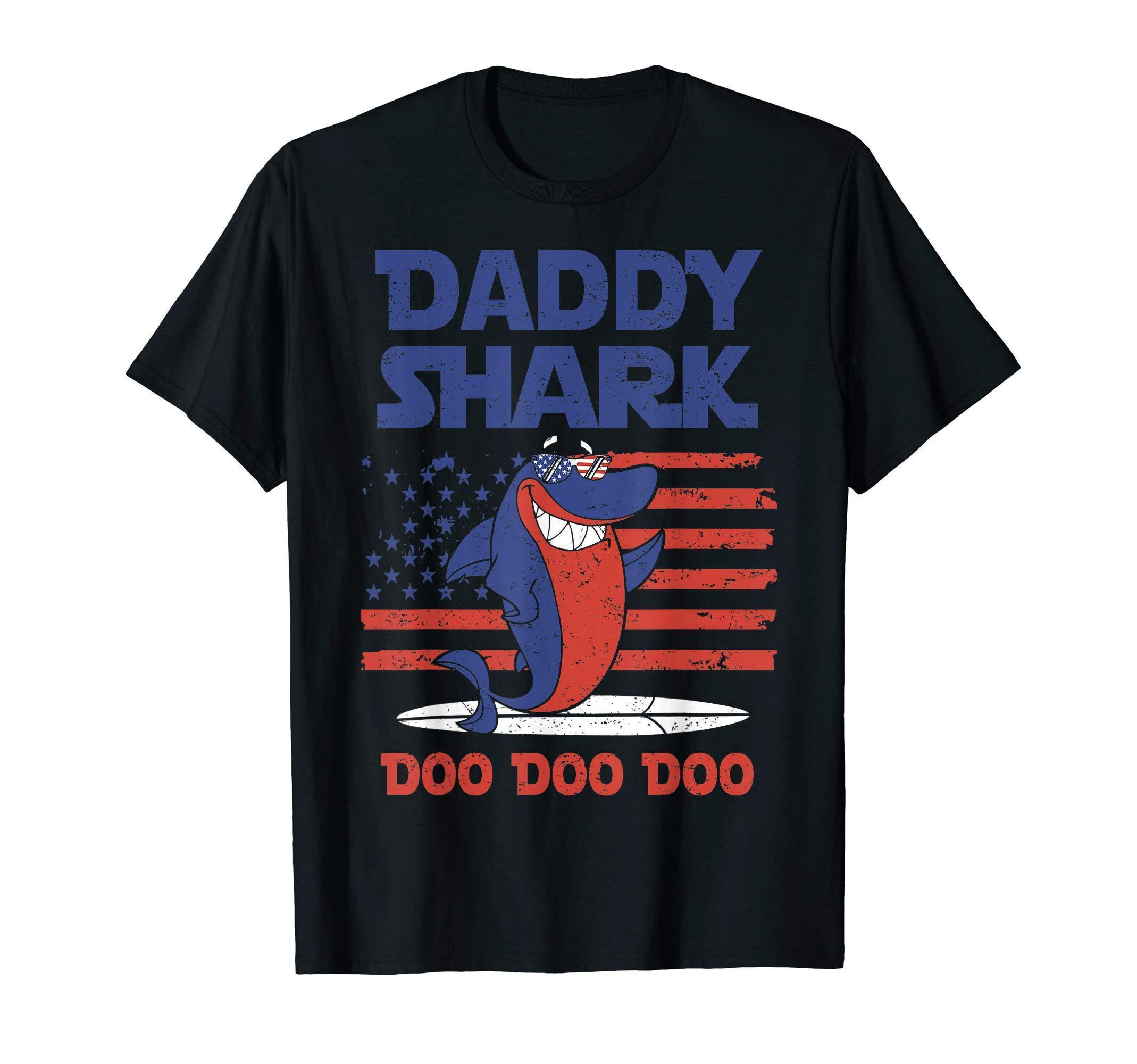 Daddy Shark Doo Doo Doo Shirt – Independence Dad Tshirt