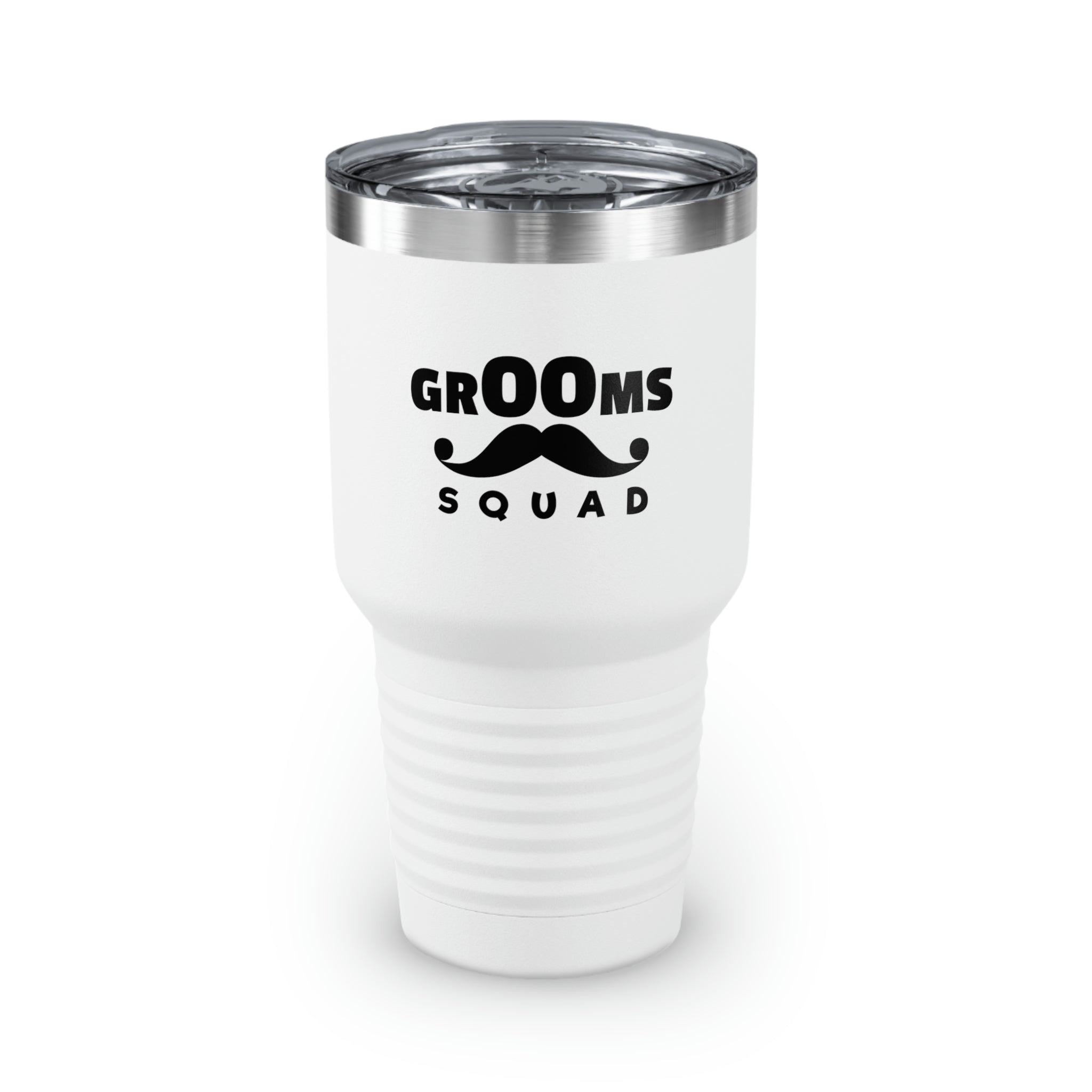 30Oz Tumbler Stainless Steel Colors Humorous Groom Squad Bachelors Mustache Wedding Funny Bridal  Engagement Fiance