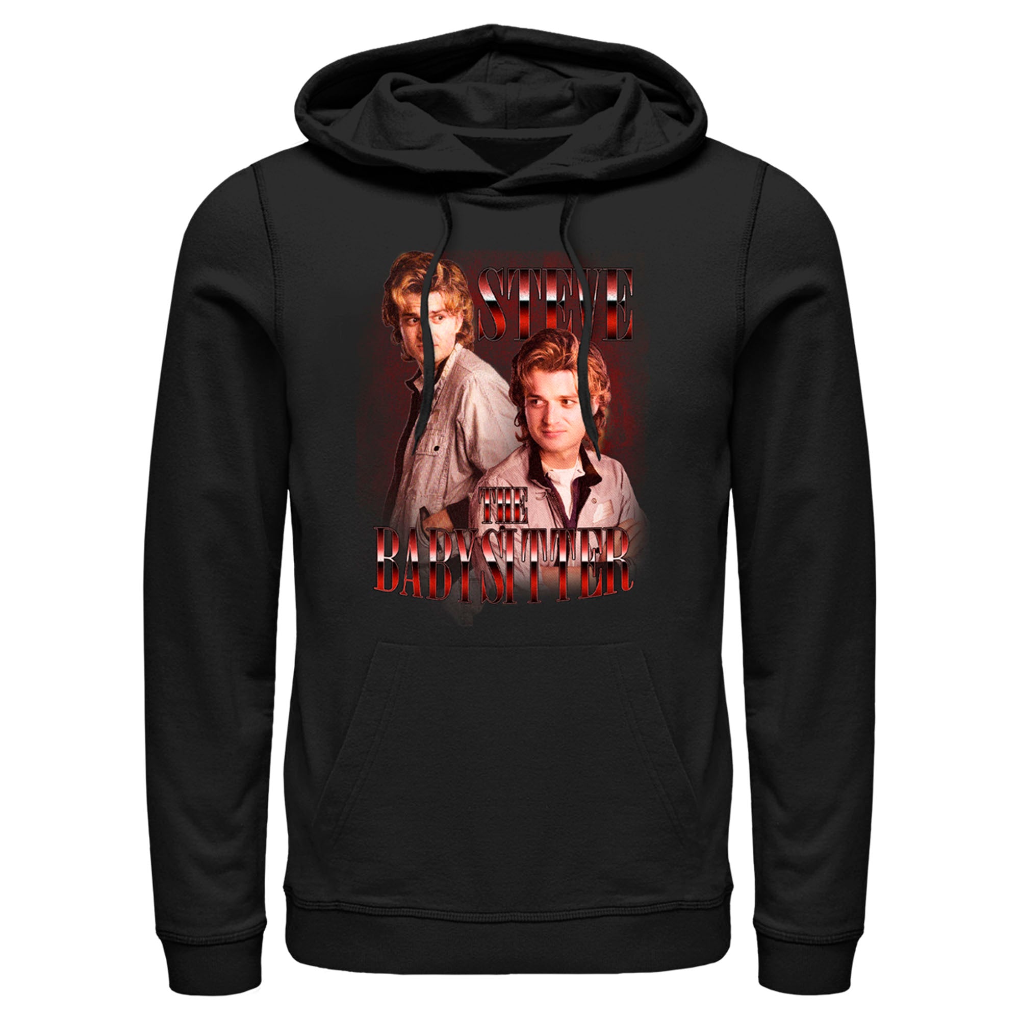 Men’S Stranger Things Steve The Babysitter Pull Over Hoodie