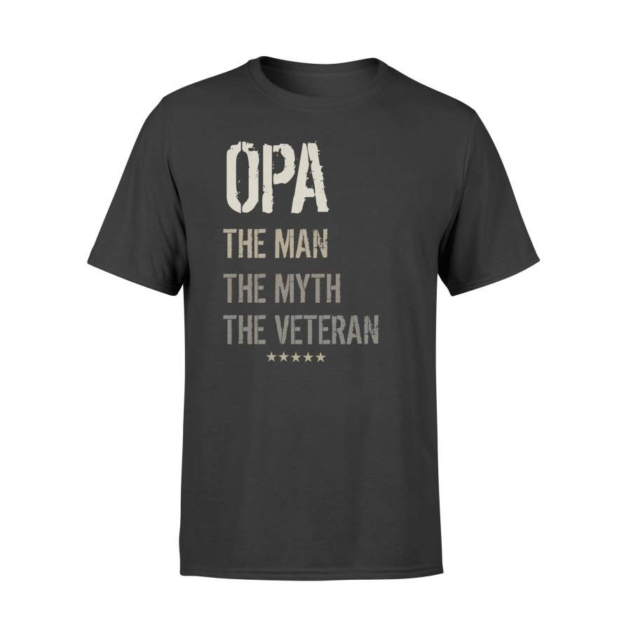 YOLOstuff OPA the Man the Myth the Veteran T-shirt