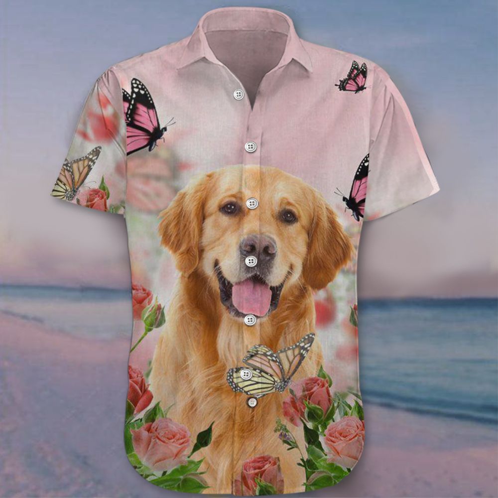 Golden Retriever Hawaii Shirt Cute Clothing Womens Mens Gift Ideas Ha94733