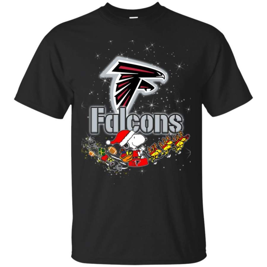 Snoopy Christmas Atlanta Falcons T-Shirt