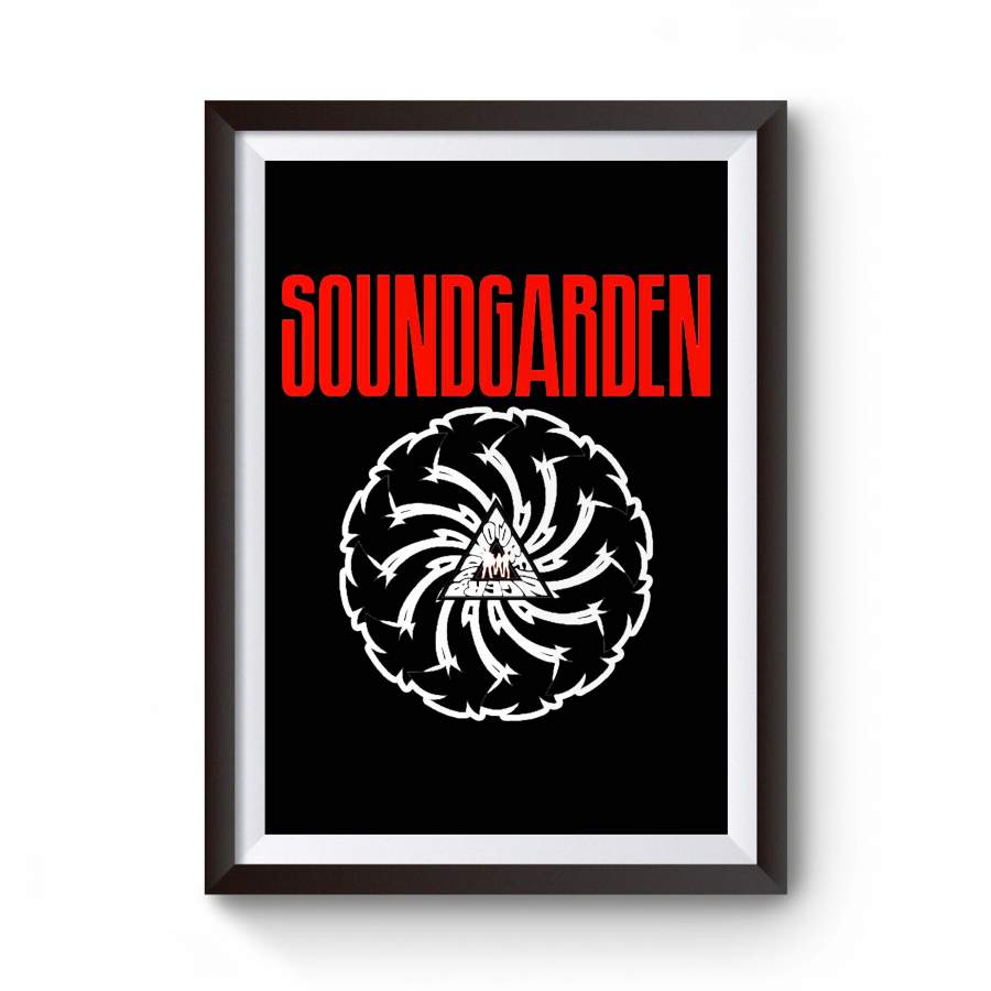 Soundgarden Logo Pearl Jam Nirvana Drunge Music Rock Heavy Chris Cornell Legend Cult Classic Vintage Poster