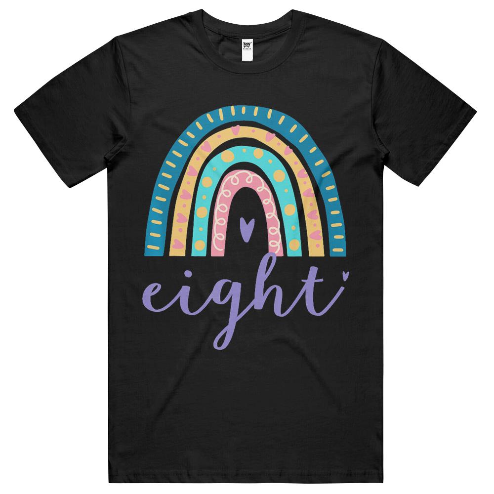 Eight Year Old Rainbow Birthday Gifts For Girls 8Th Bday T Shirts