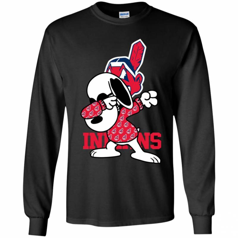 Cleveland Indians Snoopy Dabbing Shirts