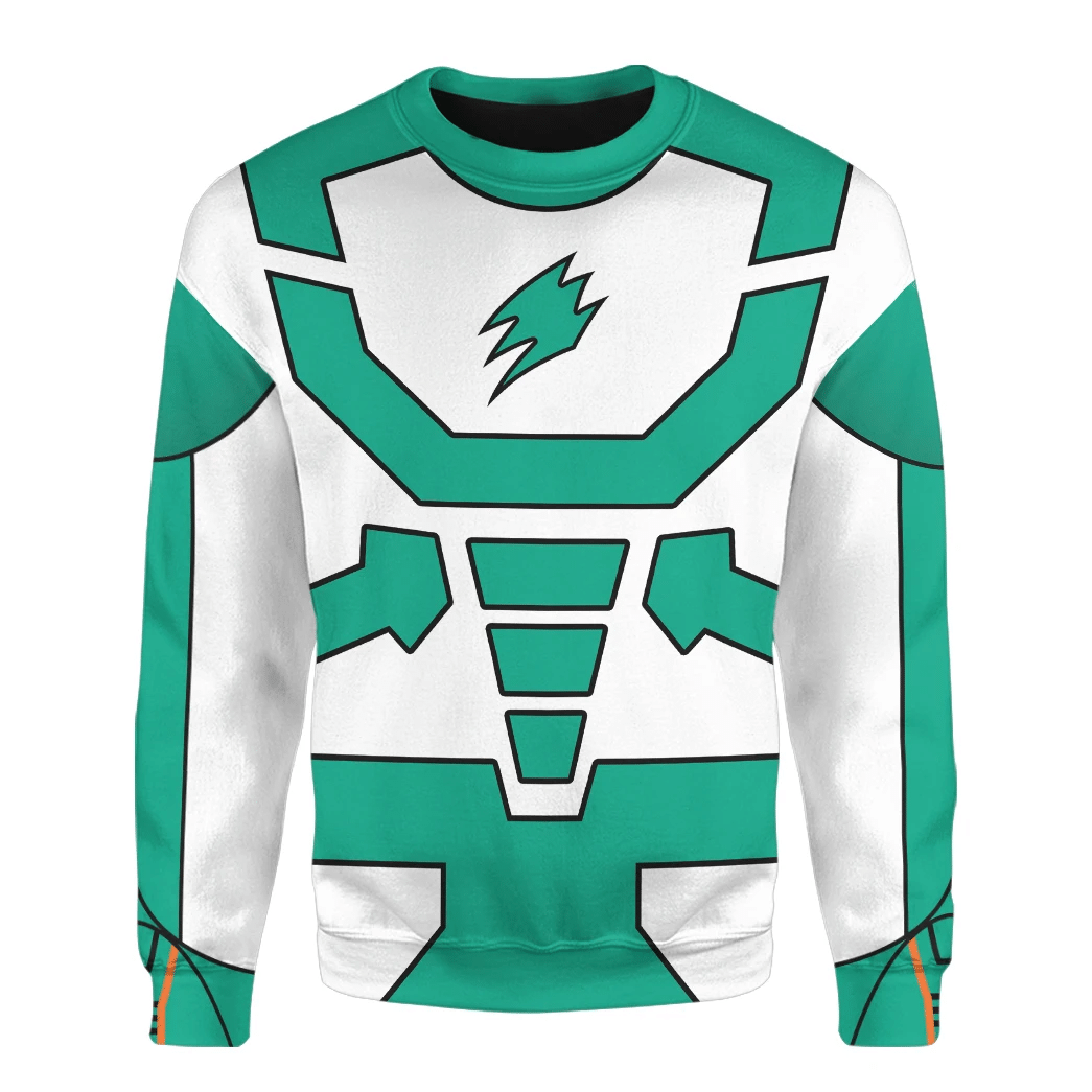 Alohazing 3D Power Ranger Jungle Fury Spirit Ranger Elephant Ranger Custom Sweatshirt