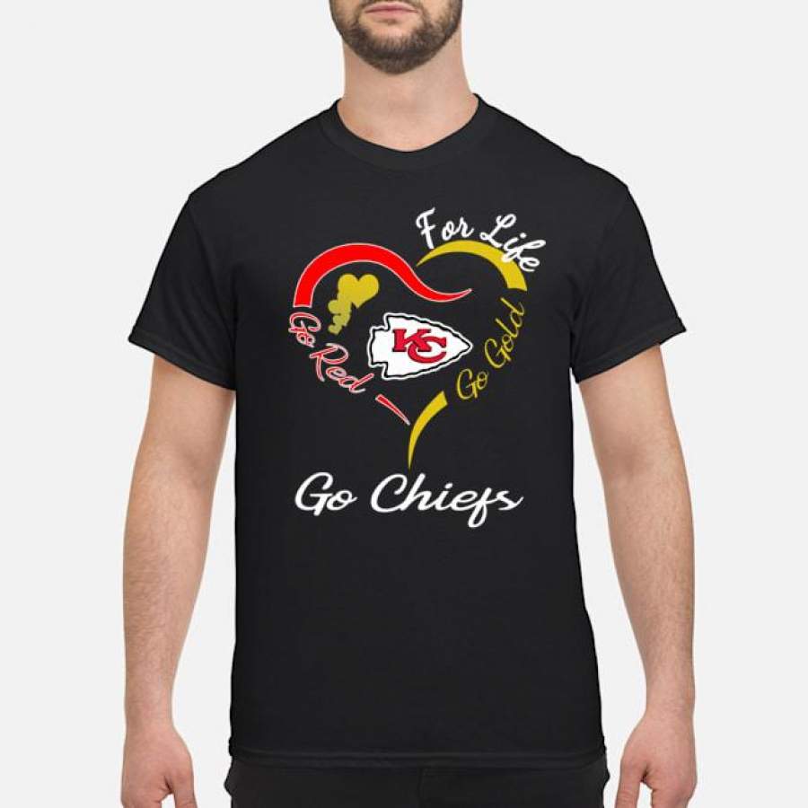 Kansas city chiefs heargo gold go chiefs shirt