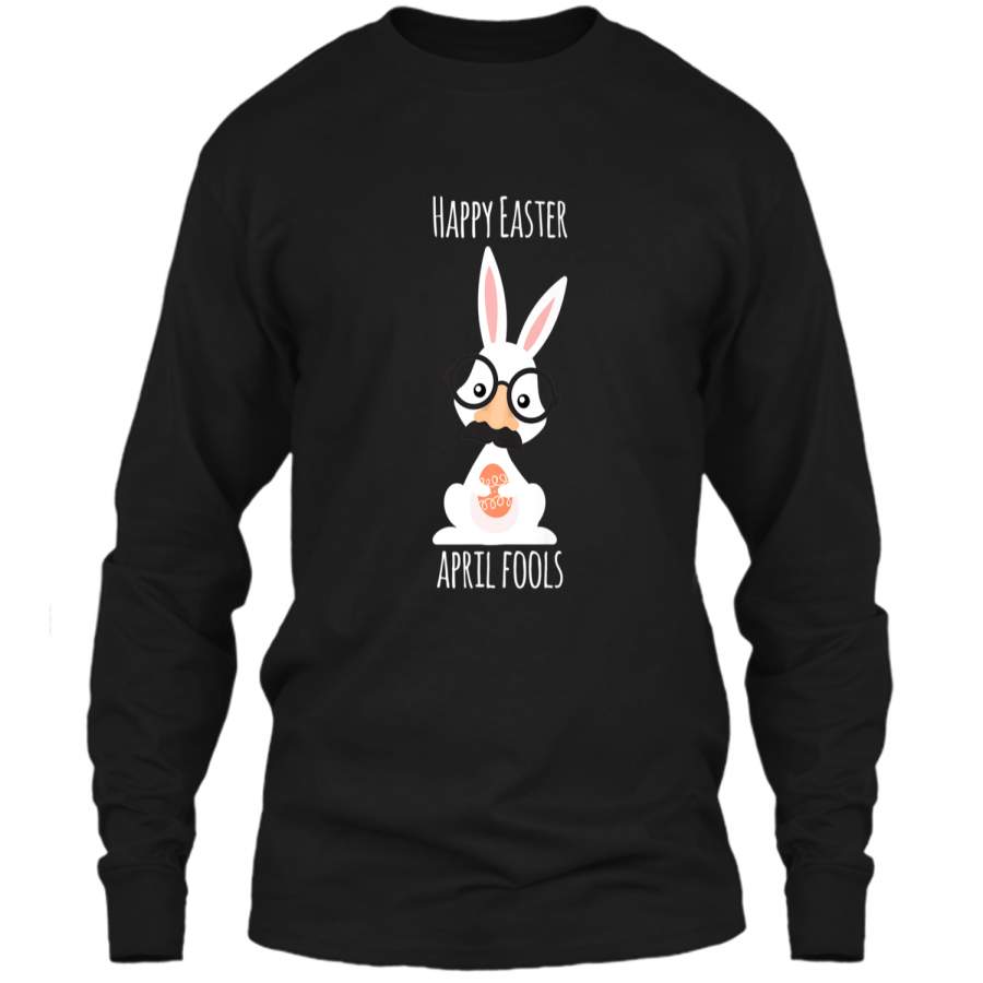 Cute Kawaii April Fools Easter Bunny T-Shirt LS Ultra Cotton Tshirt