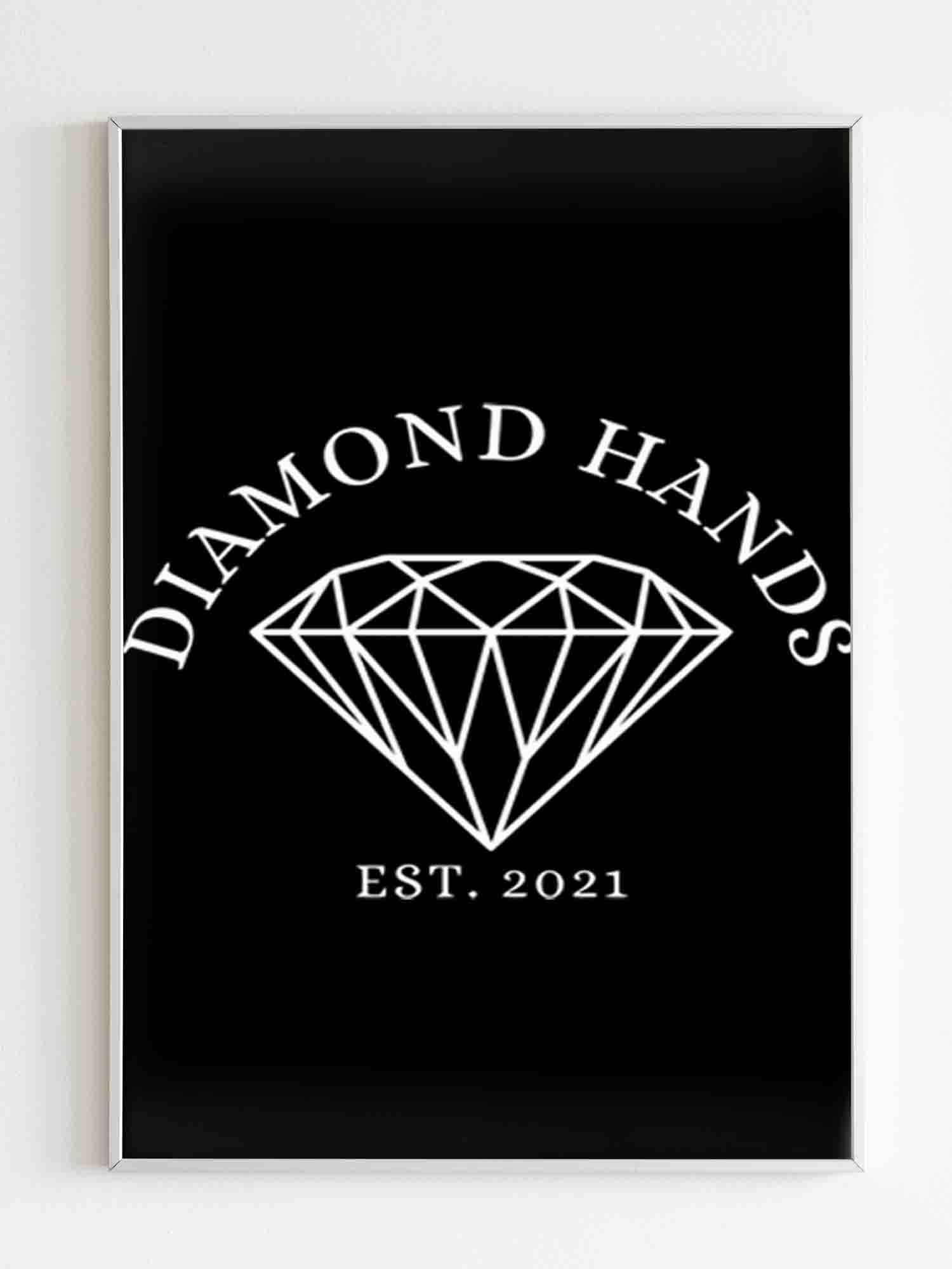 Gme Amc Diamond Hands Poster – MrDad Store