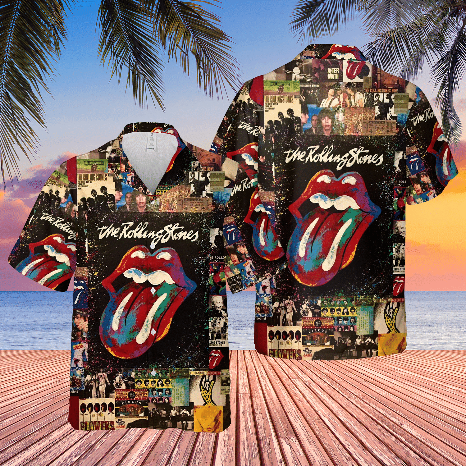 The Rolling Stones Awesome Hawaii Shirt Ha40629