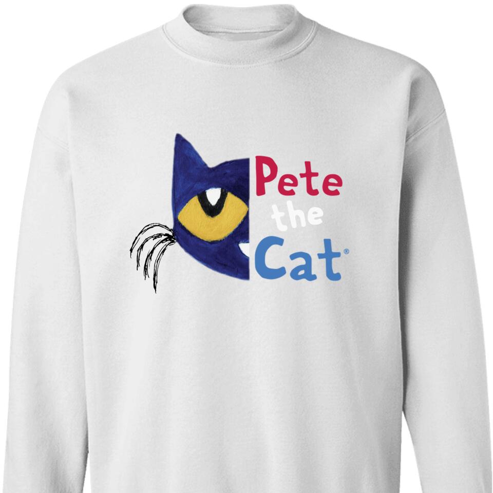 Pete The Cat, Half Face, Funny Sweatshirt – Trending Personalized