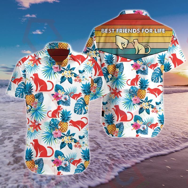 Cat Best Friends For Life Hawaii Shirts Ha71972