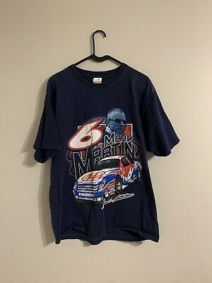 Vintage Mark Martin Nascar Racing T-shirt () 9820