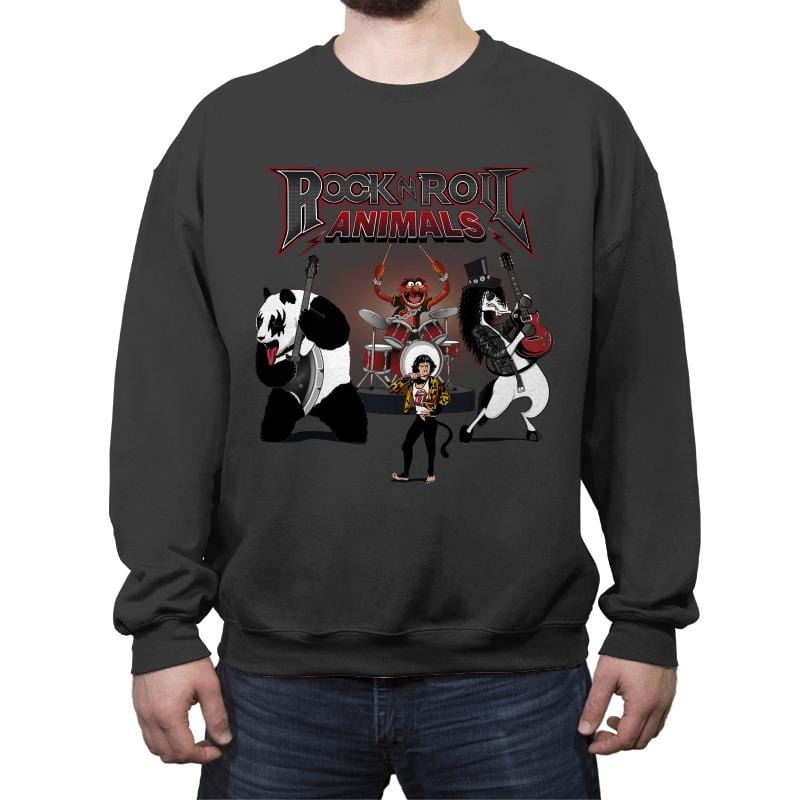 Rock & Roll Animals – Crew Neck Sweatshirt