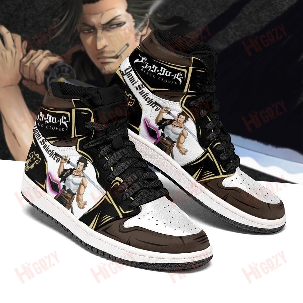 Black Bull Yami Grimore Sneakers Black Clover Anime Shoes