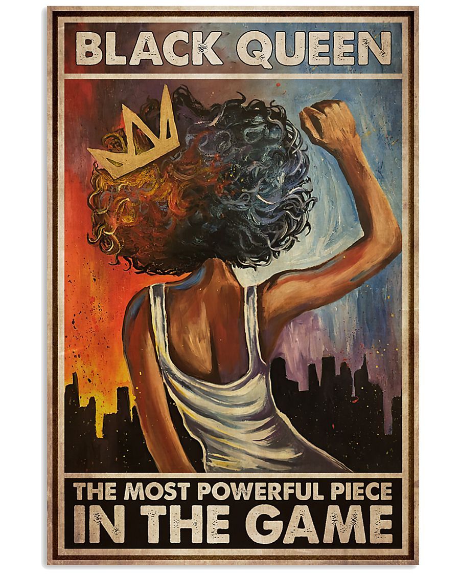 Black Queen The Most Powerful Piece Edge-to-edge Printed Poster | 200 GSM Paper | 11×17 inch | 16×24 inch | 24×36 inch | Colorful | P1159