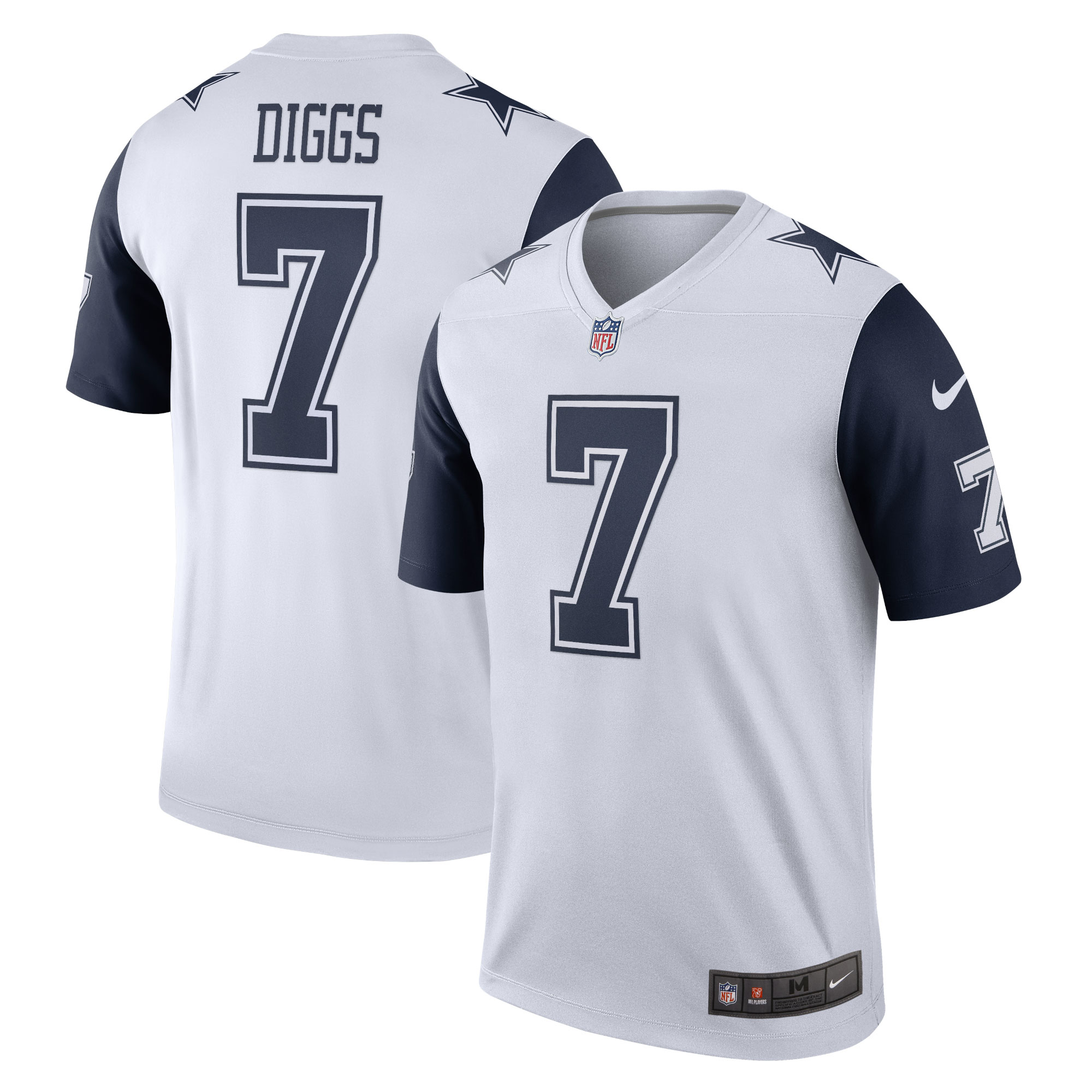 Men’s Dallas Cowboys Trevon Diggs White Legend Player Jersey