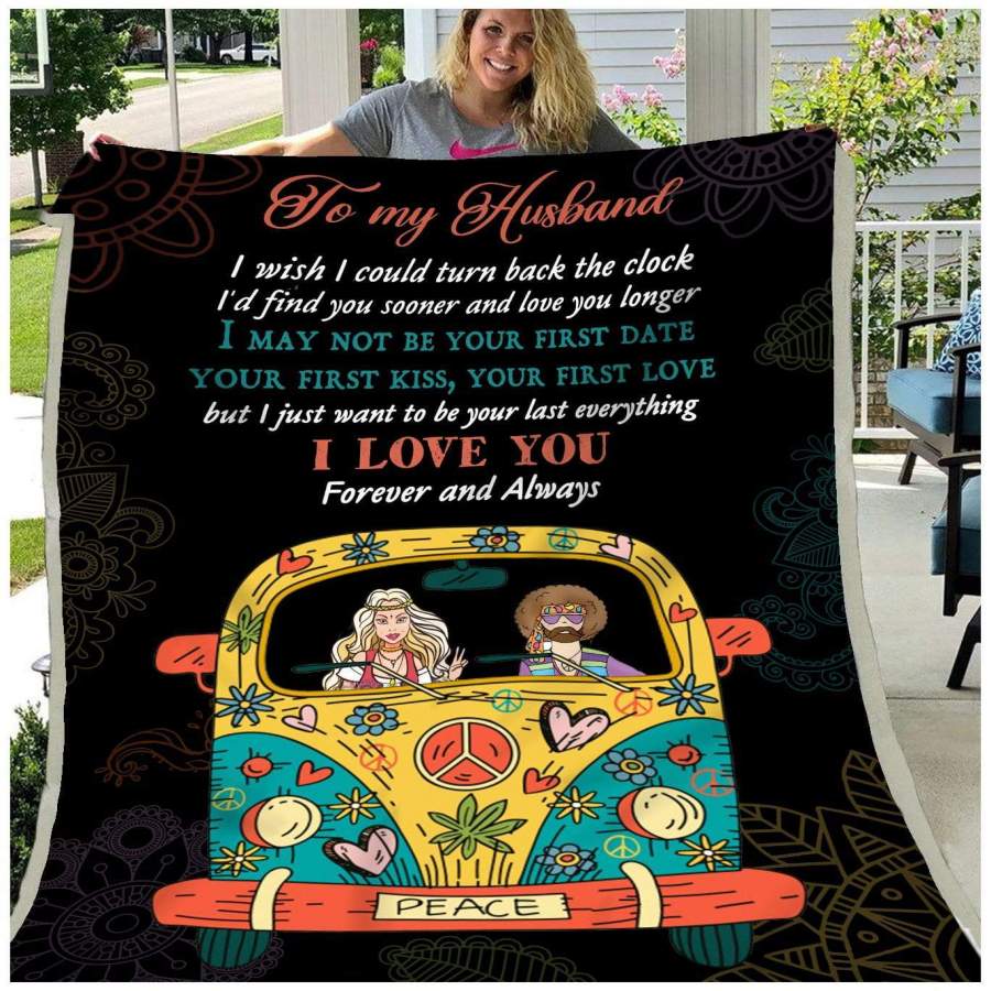 Blanket Gift For Husband I Love You Forever And Always