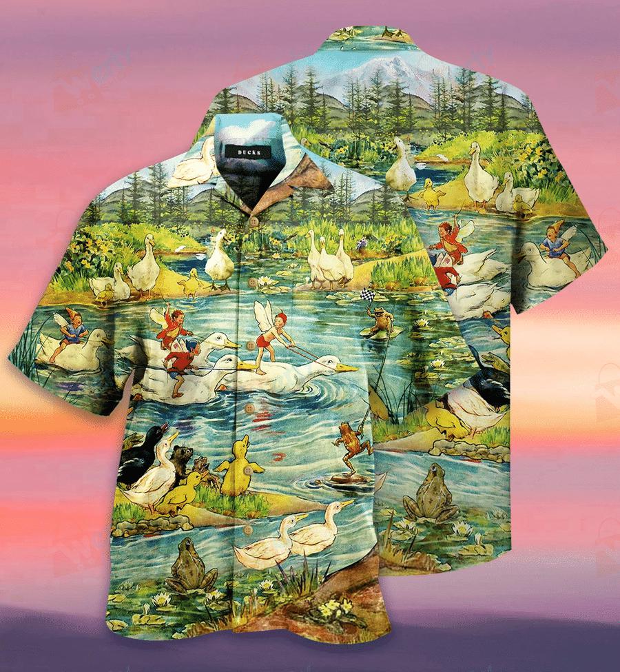 Racing Ducks Aloha Hawaii Shirts For Men Women Ha52937