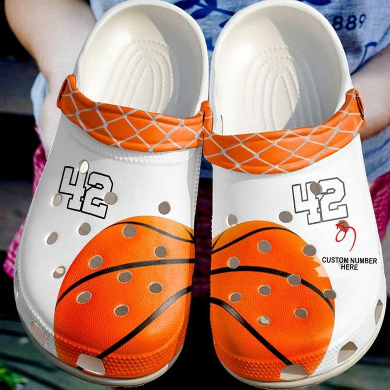 Basketball Your Number Comfortable For Mens And Womens Classic Water Rubber clog Shoes Comfy Footwear