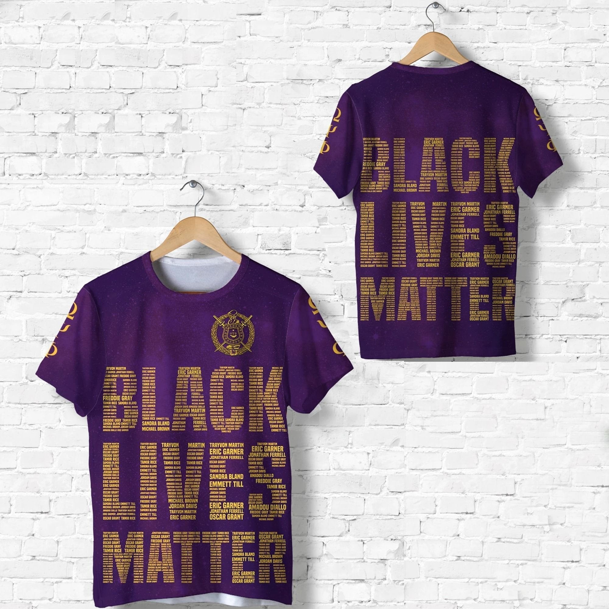 Fraternity Tshirt – Omega Psi Phi Fraternity Black Lives Matter Tshirt