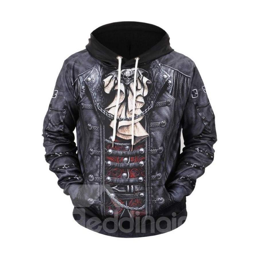 3D Knighthood Style Halloween 3D Hoodies Casual Pullover Hooded Sweatshirt