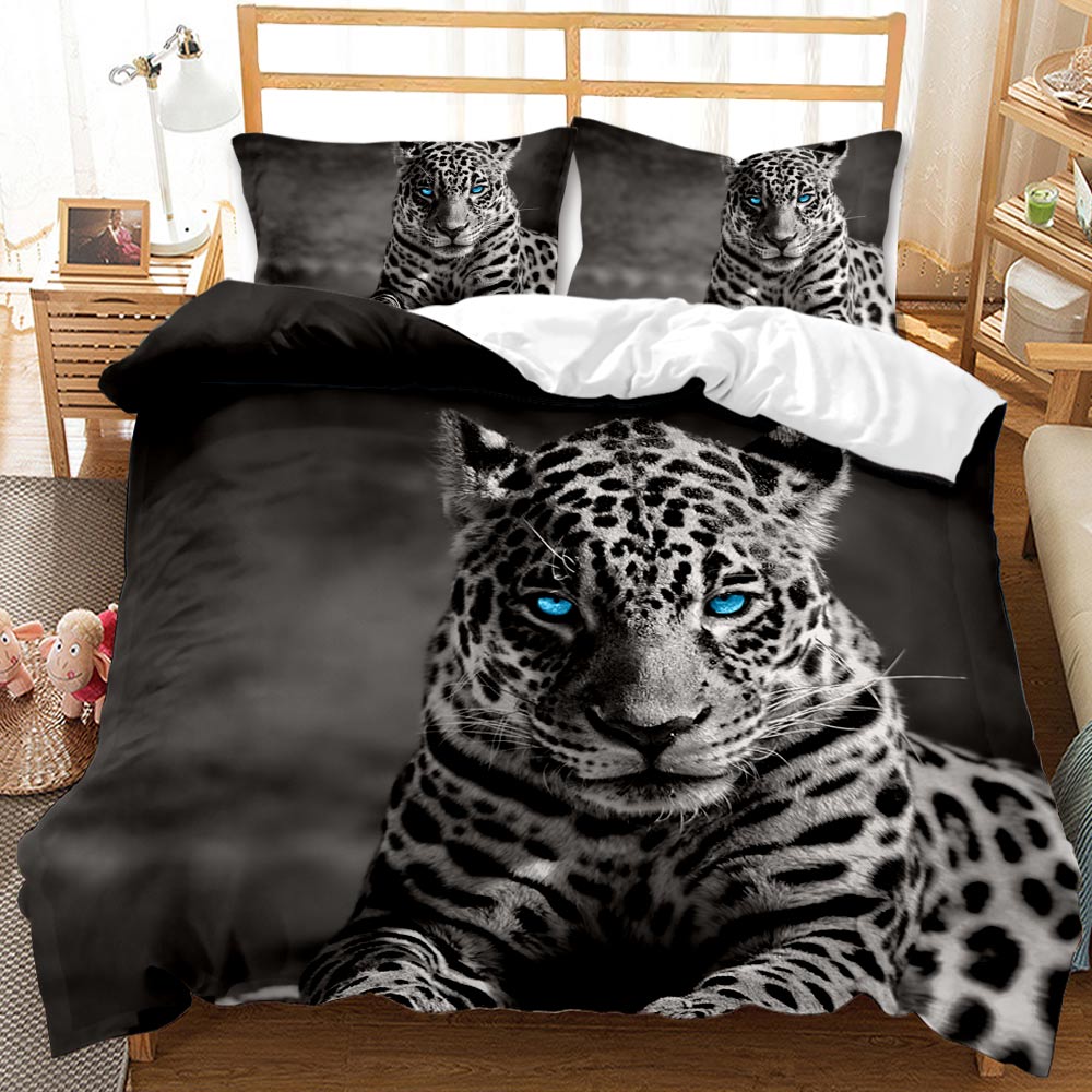 Beauty And Force 3D Tiger Twin Queen King Bedding Set Luxury Full Size Sets Pink Bed Set Duvet Cover Bedroom