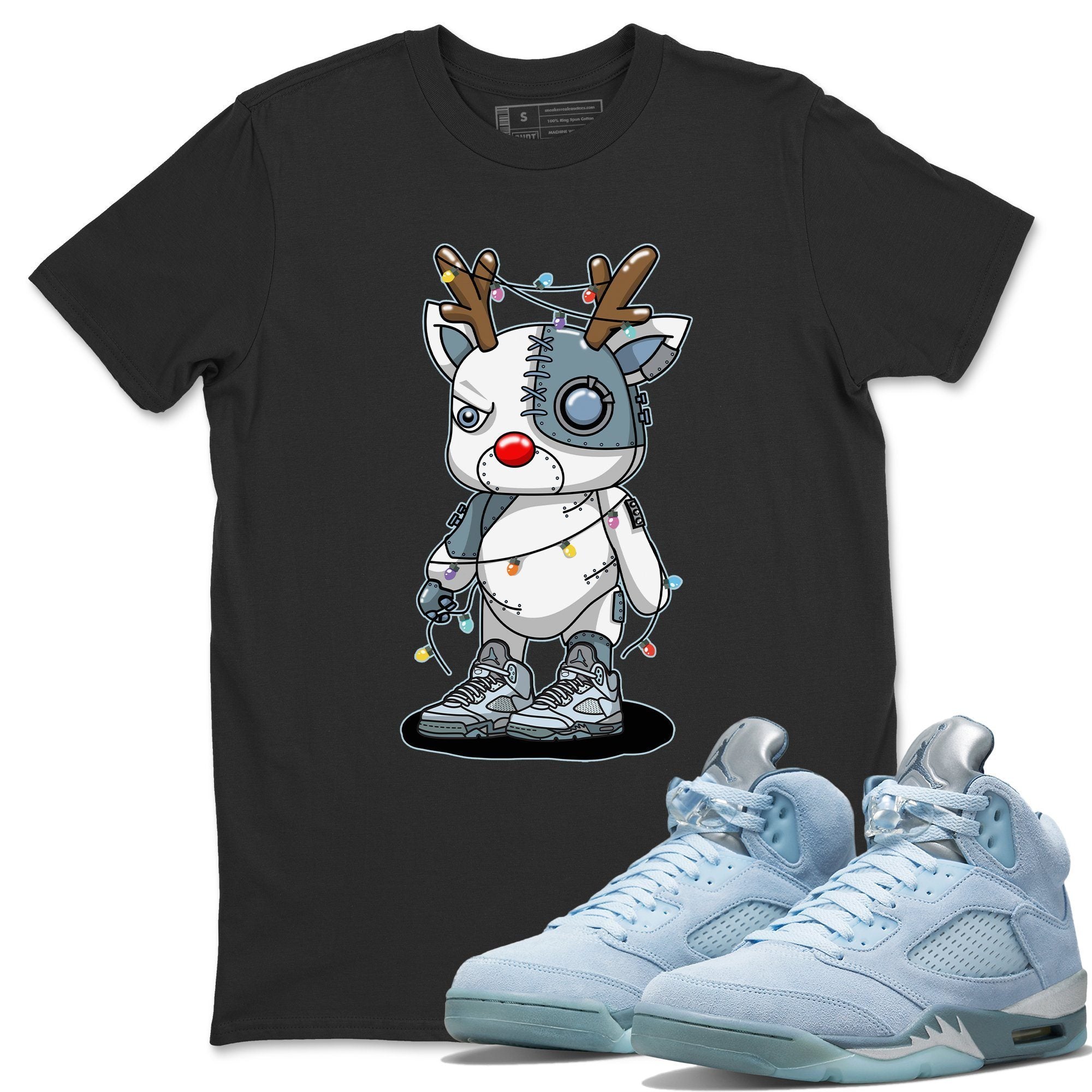Cyborg Reindeer T-Shirt – Air Jordan 5 Blue Bird